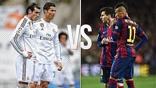 Lionel Messi & Neymar vs Ronaldo & Bale 2015 ● Skills & Goals Battle | HD