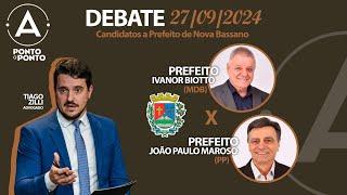 DEBATE DOS CANDIDATOS A PREFEITO DE NOVA BASSANO