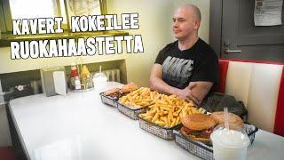 Finland's Biggest Hamburger Meal Challenge | Friend Tries Out A Food Challenge [CC]