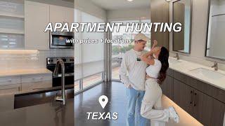 Apartment Hunting in Texas // prices and locations San Antonio Texas apartment touring