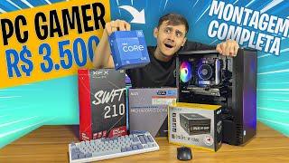 Montamos o MELHOR PC GAMER CUSTO BENEFICIO p/ dia das crianças I Teste em Jogos