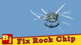 How to Repair a Rock Chip in a Windshield