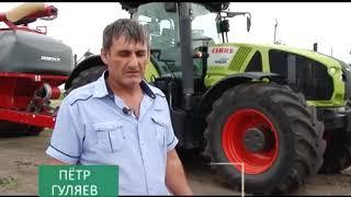 Трактор Claas AXION 950 и HORSCH посевной комплекс в КХ "Коноплев"