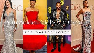 From the Globes to the Oscars: Fashion Highlights from the Biggest Stars #redcarpetroast