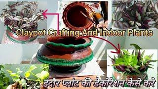 Claypot Crafting // Vibrant Decorations With Water-loving Indoor Plants#diycrafts