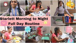 STARLETT Full Day Routine 2023Morning To NightNew SCHOOL/After Class/Tutions /Home Work/Activity