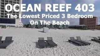 Gulf Shores Condo For Sale-Lowest Priced Three Bedroom on The Beach