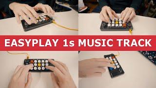 Music track with EASYPLAY 1s Midi Music Keyboard