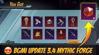 FREE UPGRADE M762 SKIN IN MYTHIC FORGE CONFIRM IN BGMI -  BGMI 3.4 UPDATE IS HERE #PlayGalaxy