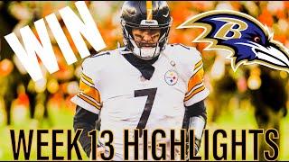 VICTORY IN PITTSBURGH | Pittsburgh Steelers vs Ravens Week 13 Highlights