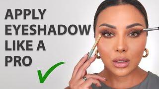 HOW TO APPLY EYESHADOW LIKE A PRO THE BASICS 2022 | NINA UBHI