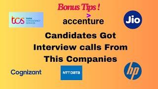 Bumper Hiring in July 2024 TCS,Jio,Accenture,Cognizant,NTT