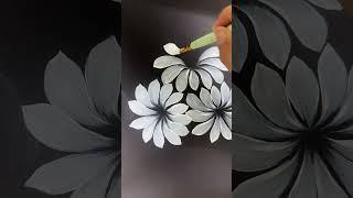 Easy beautiful flower painting tutorial