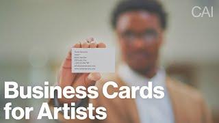 Business Cards for Artists: Best Practices, Examples & 10 Templates (Canva)