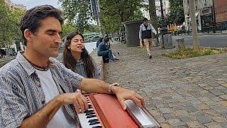 Amanda Leads the Hare Krishna Chant for the First Time on Harinama Along Canal Saint-Martin in Paris