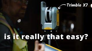 IS THIS THE BEST 3D LASER SCANNER? | TRIMBLE X7 TRAINING & FIRST IMPRESSIONS