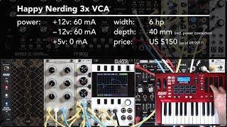 Happy Nerding 3x VCA 1/2: Demo, Overview, Mixing, and Enveloping