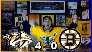 Predators fan reacts to Bruins game  (Game 6) 10/22/24