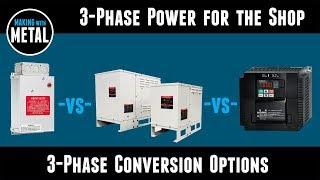 Static Phase Converters -vs- Rotary Phase Converters -vs- Variable Frequency Drives