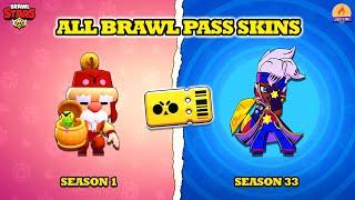 Brawl Stars | All Brawl Pass Skins | Season 33 Updated