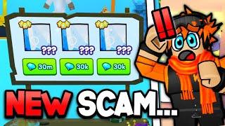  This *SCAMMER MADE 1.12 BILLION GEMS* From This New Scam Method In Pet Simulator 99!!