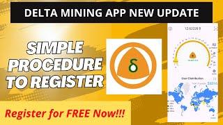 Earn Free Delta Coins | Free Delta Crypto Coin Mining Update | New mining App | Don't Miss!!!