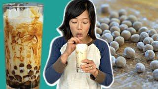 How to Make Homemade Boba (Tapioca Pearls) -- DIY Brown Sugar Boba Recipe