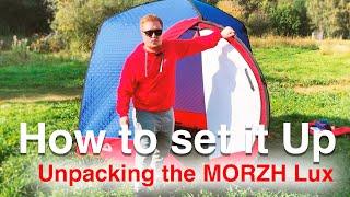 Unpacking MORZH Tent, How to set up MORZH Lux Tent Sauna #tentsauna #morzh #unpacking #campingtents