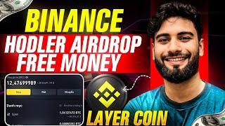 Layer Token : Free Airdrop on Binance | Binance Holder Airdrop | Vishal techzone