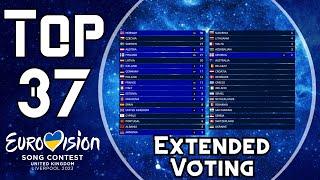 Eurovision 2023 | Extended Voting Simulation | Your Top 37