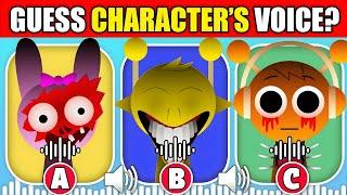 GUESS ALL The HORROR Incredibox Sprunki Characters by their VOICE! | Pinki, Simon, Oren