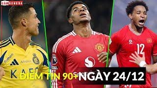 ĐIỂM TIN 24/12 | CR7 'AI BẢO MESSI HAY HƠN TÔI', BÁO INDO ĐÁ XOÁY ĐTVN, RASHFORD BỊ GIỰT DÂY?