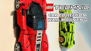 How I Mounted My LEGO Technic Car Collection Onto My Office Wall