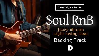 Jazzy Soul RnB Groove Guitar Backing Track in D major