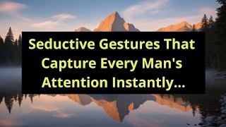 Seductive Gestures That Capture Every Man's Attention Instantly... | Psychology Fact