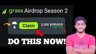 Grass Airdrop Season 2 Claiming Date || Grass Airdrop Season 2 Update