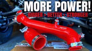 RPM Powersports Charge Tube on RZR Pro XP - Bigger is Better!