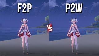 Camellya F2P vs P2W Team / Build Comparisons!!! How Big Is The Difference??? Wuthering Waves 1.4