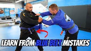 Black Belt Vs Blue Belt | BJJ Rolling Commentary