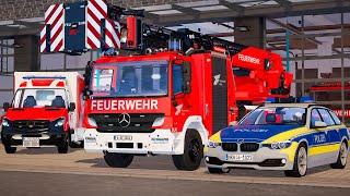 Emergency Call 112 - Köln Police, Firefighters First Responding! 4K