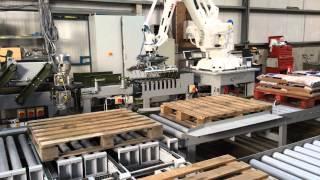 Robot Palletizer  - automation companies uk - packaging machinery manufacturers uk - | RMGroup UK