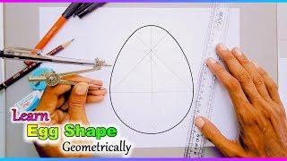 how to draw an egg shape with geometry