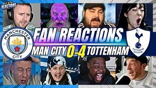 SPURS & CITY FANS REACTION TO MAN CITY 0-4 TOTTENHAM | 24/25 PREMIER LEAGUE