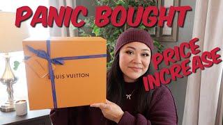 LOUIS VUITTON UNBOXING | PANIC BUYING SCARED OF PRICE INCREASE