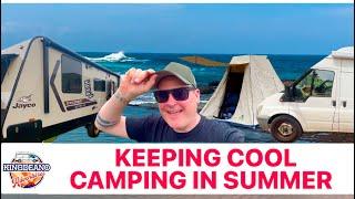 Keeping Cool Camping in Summer / Summer Camping Tips / Keeping Pets Cool in Summer / Caravanning