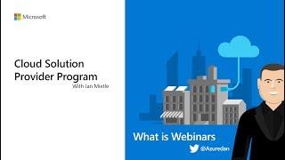 5. What is the Cloud Solution Provider Program