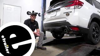 etrailer | How to Install: Curt Trailer Hitch Receiver on your 2022 Subaru Forester