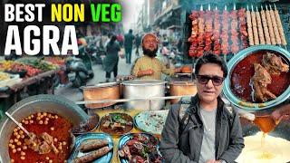 Best Non Veg Street Food In Agra | Agra Ka Petha | Pakeeza Meat House Agra | Aleem Restaurant Agra