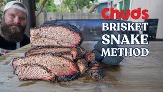 Charcoal Snake Brisket On The Grill! | Chuds BBQ