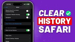 How To Delete Search History in Safari on iPhone | Clear Safari Browsing History 2025